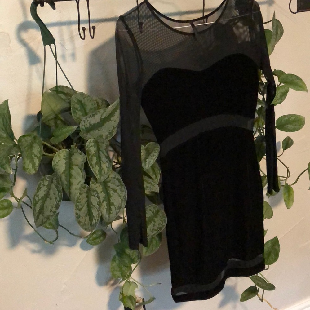 Little black dress.